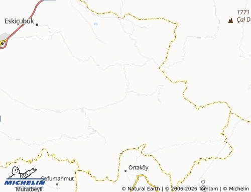 MICHELIN Yeşilöz map - ViaMichelin
