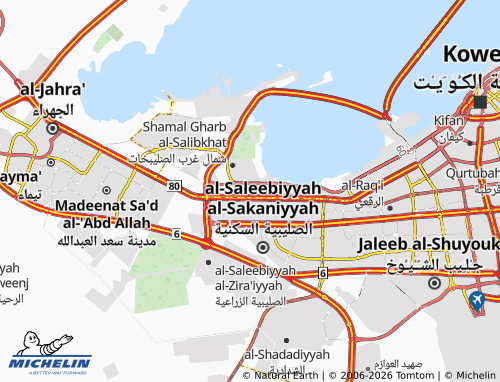 MICHELIN Doha Residential 3 map - ViaMichelin