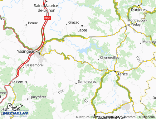 MICHELIN Charbonnière map - ViaMichelin