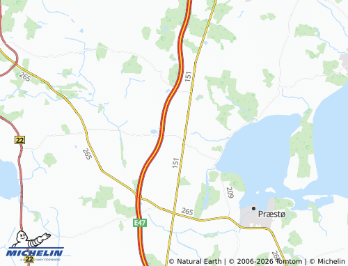 Mappa MICHELIN Lille Røttinge - ViaMichelin