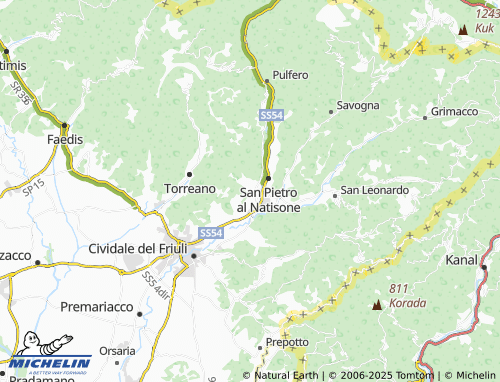 Mappa MICHELIN Vernasso - ViaMichelin
