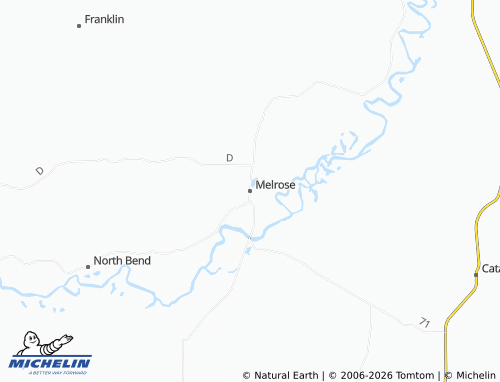 Mappa MICHELIN Melrose - ViaMichelin