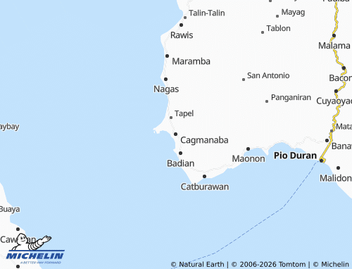 MICHELIN Cagmanaba map - ViaMichelin