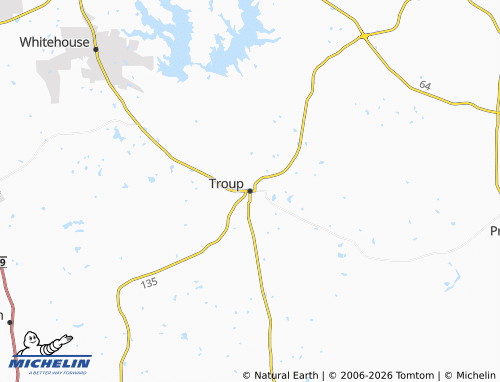 Mapa MICHELIN Troup - ViaMichelin