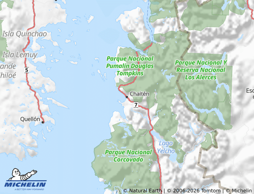 Mapa MICHELIN Palena - ViaMichelin