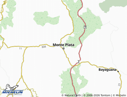 Mapa MICHELIN Monte Plata - ViaMichelin