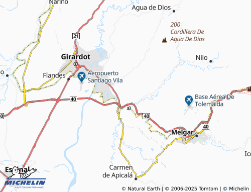 MICHELIN La Virginia map - ViaMichelin