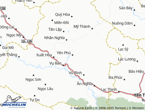 MICHELIN Yên Phú map - ViaMichelin