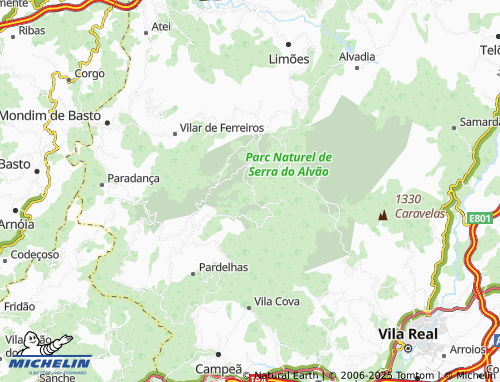 MICHELIN-Landkarte Varzigueto - ViaMichelin