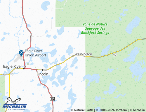 Kaart MICHELIN Washington - ViaMichelin