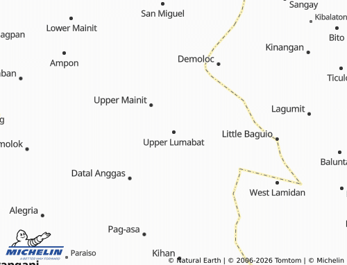 Mappa MICHELIN Upper Lumabat - ViaMichelin