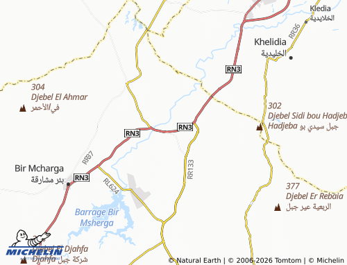 Mappa MICHELIN Jabal al-Wasat - ViaMichelin