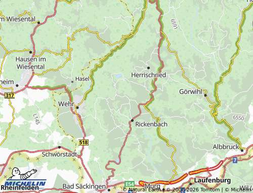 MICHELIN Rohr map - ViaMichelin
