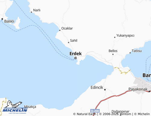 Mappa MICHELIN Erdek - ViaMichelin