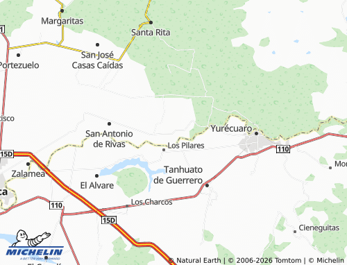 MICHELIN Guadalupe de Lerma map - ViaMichelin