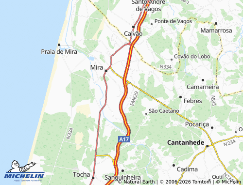 Mapa MICHELIN Ramalheiro de Cima - ViaMichelin