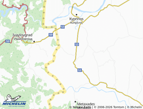 Carte MICHELIN Zoni - ViaMichelin