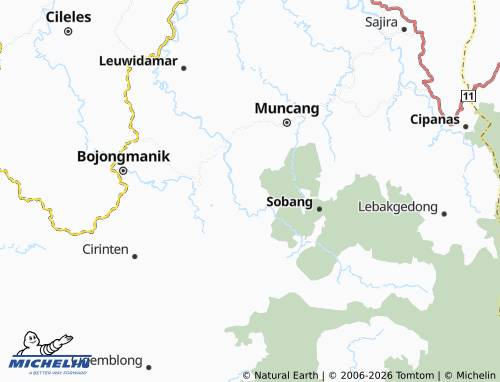 Mappa MICHELIN Pasireurih - ViaMichelin