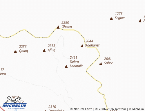 MICHELIN Madaynus map - ViaMichelin