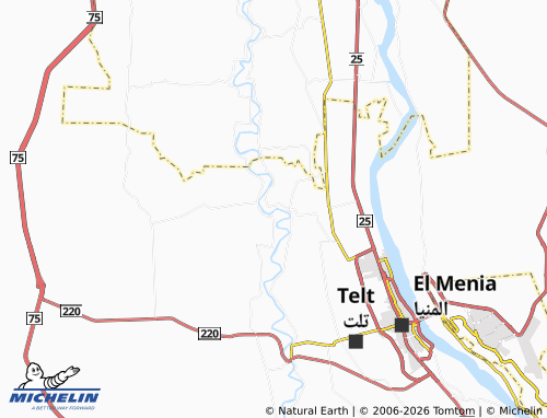 Mappa MICHELIN Bani Hasan al-'Ashraf - ViaMichelin