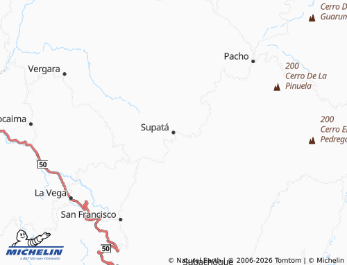 MICHELIN Supatá map - ViaMichelin