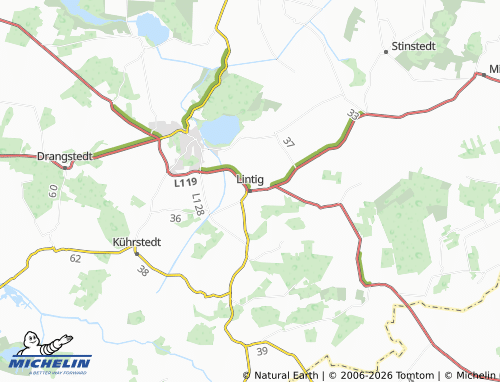 MICHELIN Lintig map - ViaMichelin