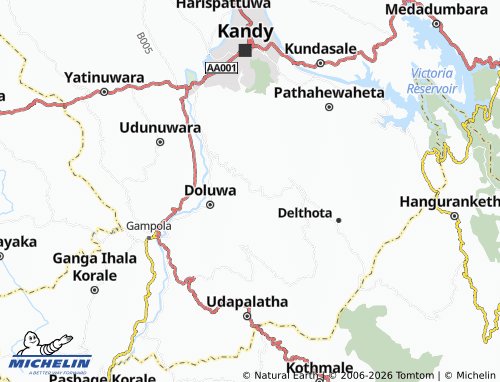 MICHELIN Nillamba map - ViaMichelin