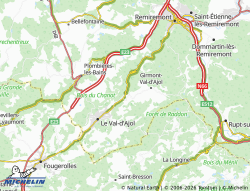 Mappa MICHELIN Faymont - ViaMichelin