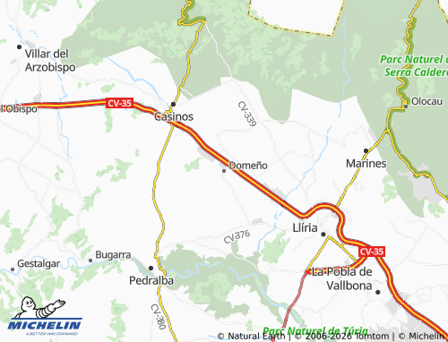 Mappa MICHELIN Domeño - ViaMichelin