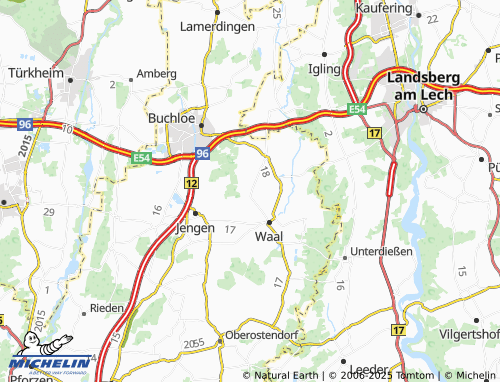 MICHELIN Hausen map - ViaMichelin