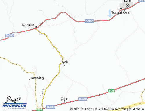 Mappa MICHELIN Yazman - ViaMichelin