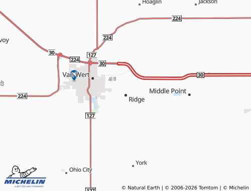 Mapa MICHELIN Ridge - ViaMichelin