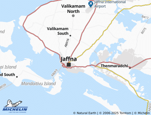 MICHELIN Thirunelvely South East map - ViaMichelin