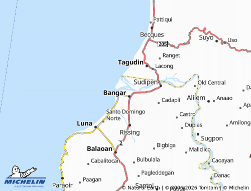 MICHELIN Nagsabaran map - ViaMichelin