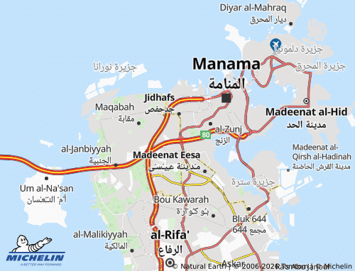 MICHELIN North Sehla map - ViaMichelin
