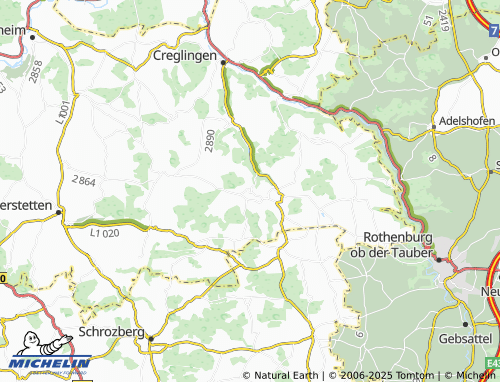 Mapa MICHELIN Lichtel - ViaMichelin