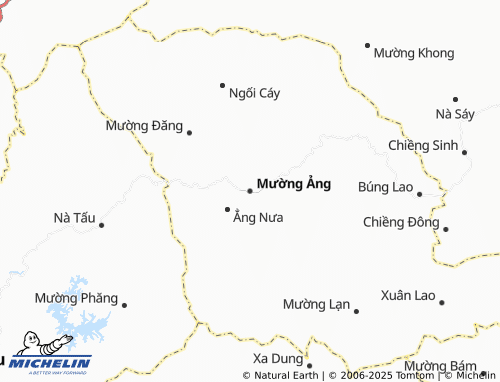 MICHELIN Mường Ảng map - ViaMichelin