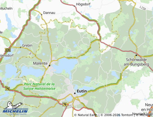MICHELIN Sielbeck map - ViaMichelin