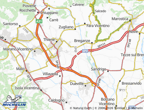 Mapa MICHELIN Ca' Orecchiona - ViaMichelin