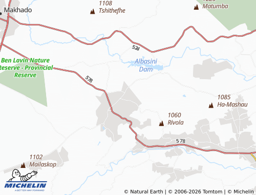 Mappa MICHELIN Mpheni - ViaMichelin