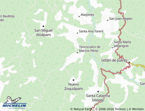 MICHELIN-Landkarte Cruz Clavo - ViaMichelin