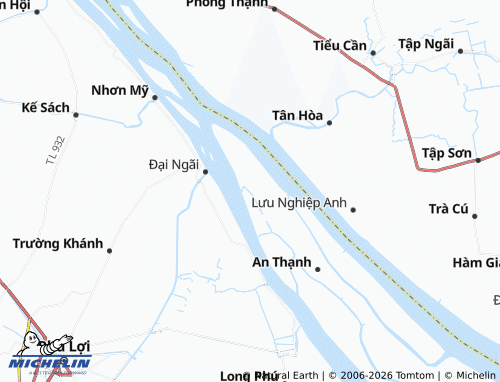Mapa MICHELIN An Thạnh 1 - ViaMichelin