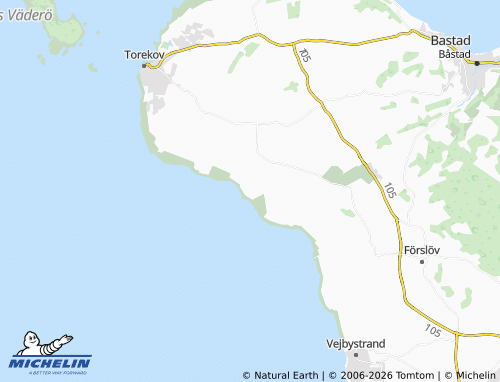 MICHELIN Glimminge Plantering map - ViaMichelin