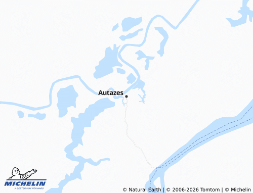 Carte MICHELIN Autazes - ViaMichelin