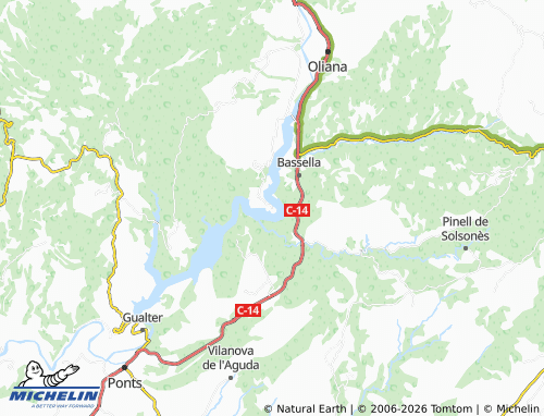 Mappa MICHELIN la Clua - ViaMichelin