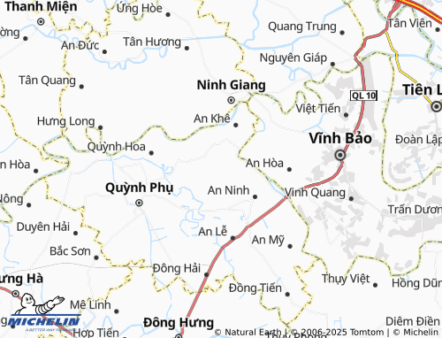 MICHELIN An Thái map - ViaMichelin