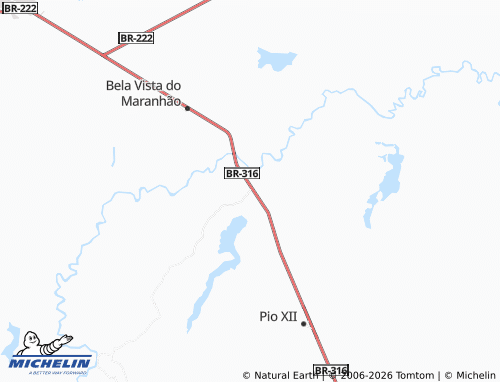 MICHELIN Cigana map - ViaMichelin