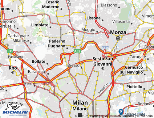 Mappa MICHELIN Cusano Milanino - ViaMichelin