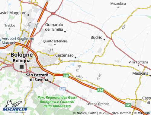 MICHELIN Castenaso map - ViaMichelin