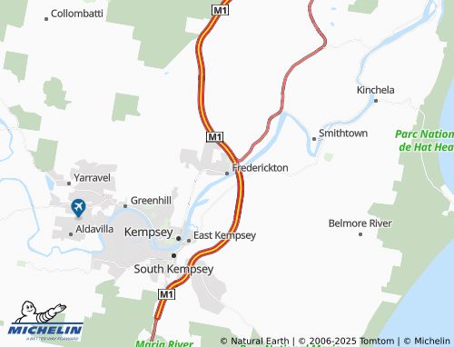 MICHELIN Frederickton map - ViaMichelin